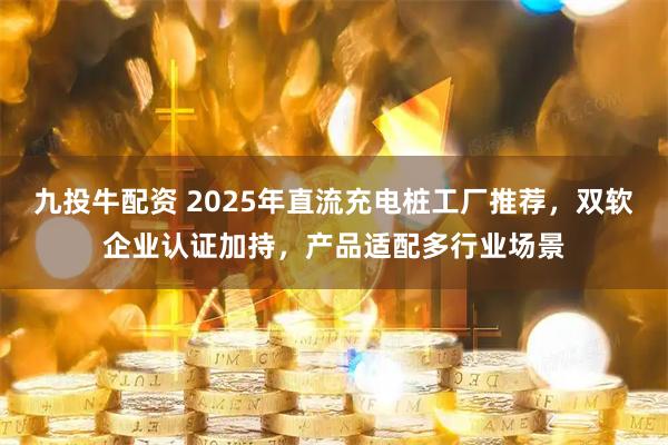 九投牛配资 2025年直流充电桩工厂推荐，双软企业认证加持，产品适配多行业场景